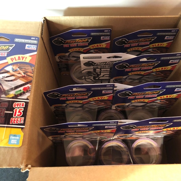 FULL CASE LOT!(12) InRoad Play Tape Purple Road 2" x 15 feet ea. For Hot Wheels - Picture 3 of 11